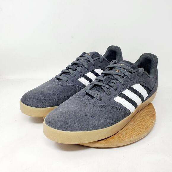 Adidas Suciu ADV Shoe Men 11‎ Grey Suede Classic Skate Low Lace Up Sneaker - Picture 2 of 13